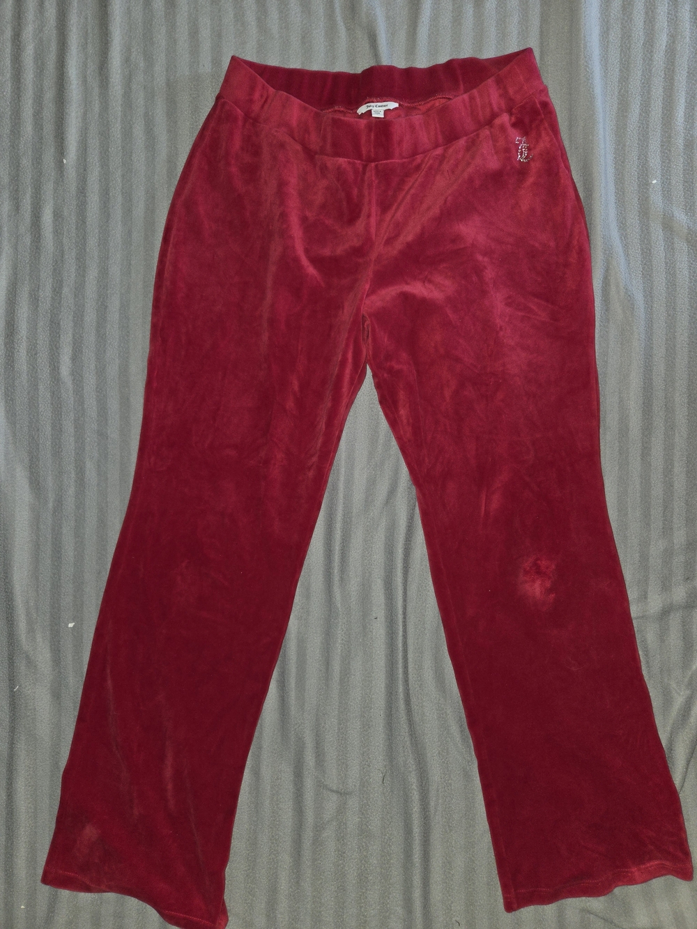 Juicy Couture Red Track Pants Lightly Worn